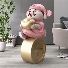 Rikkuse jumala ja valuploki kuju