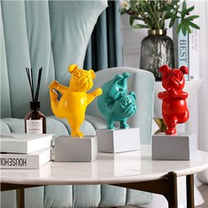 Resin Bull Dog kujukeste kuju